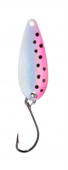 Balzer Swindler Spoon 2,3g Weiß-Pink-Schwarze Punkte